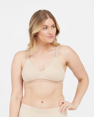 Bralette Spanx Bra-llelujah!® Lightly Forro Mujer Beige | CP1360758