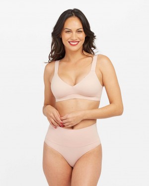 Bralette Spanx Bra-llelujah!® Lightly Forro Mujer Rosas | BP2015439