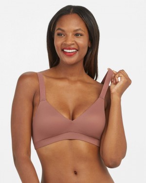 Bralette Spanx Bra-llelujah!® Lightly Forro Mujer Rosas | AT9480537