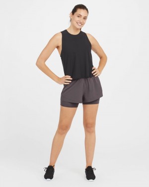 Falda Corta Spanx The Get Moving, 5" Mujer Gris Oscuro | SY9403826