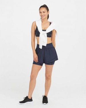 Falda Corta Spanx The Get Moving, 5" Mujer Azul Marino | UE4283160