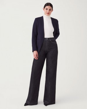 Jeans Spanx Anchos Leg Mujer Gris | AL0285917