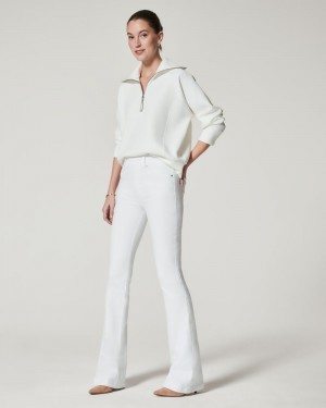 Jeans Spanx Flare Mujer Blancas | SO8704931
