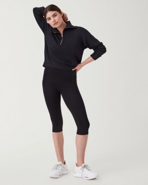 Leggins Spanx Booty Boost® Active Knee Mujer Negras | AX5380269