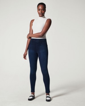 Leggins Spanx Jean-ish® Ankle Mujer Azul Marino | AW1935278