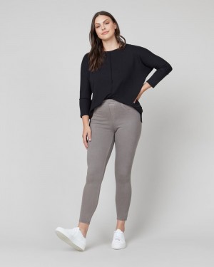 Leggins Spanx Jean-ish® Ankle Mujer Gris Marrones | IH0275196