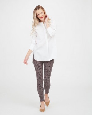 Leggins Spanx Jean-ish® Ankle Mujer Leopardo | YO6873129