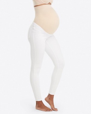Leggins Spanx Mama Ankle Jean-ish® Mujer Blancas | AF1630954