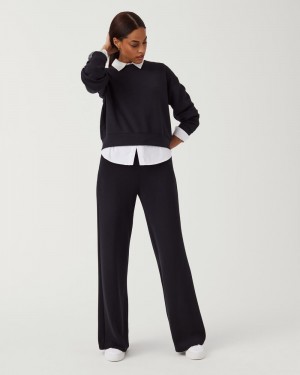 Pantalon Spanx AirEssentials Anchos Leg Mujer Negras | TV7629350