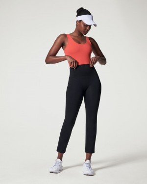 Pantalon Spanx Booty Boost® Active Ankle Flare Mujer Negras | CG1298635