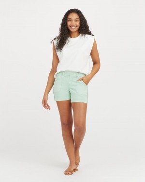 Short Spanx Stretch Twill, 4" Mujer Azules | AB6508714