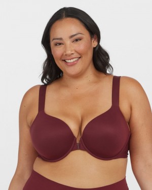 Sujetadores Spanx Bra-llelujah!® Lightly Forro Full Coverage Mujer Burdeos | GD4328157
