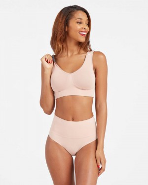 Sujetadores Spanx Breast of Both Worlds® Reversible Comodidad Mujer Gris Rosas | KW6180439