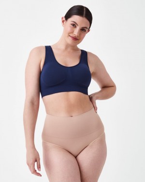 Sujetadores Spanx Breast of Both Worlds® Reversible Comodidad Mujer Azul Marino Marrones | RF8603572