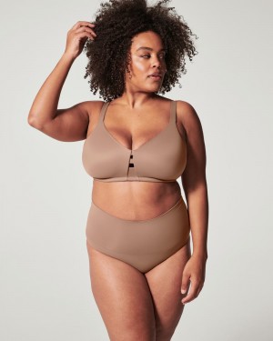 Sujetadores Spanx Low Profile Wireless Minimizer Mujer Cafe Au Lait | OU4862509
