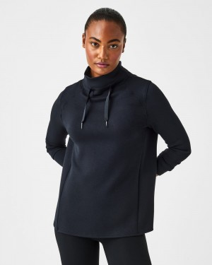 Tops Spanx AirEssentials ‘Got-Ya-Covered’ Pullover Mujer Negras | RN4238069