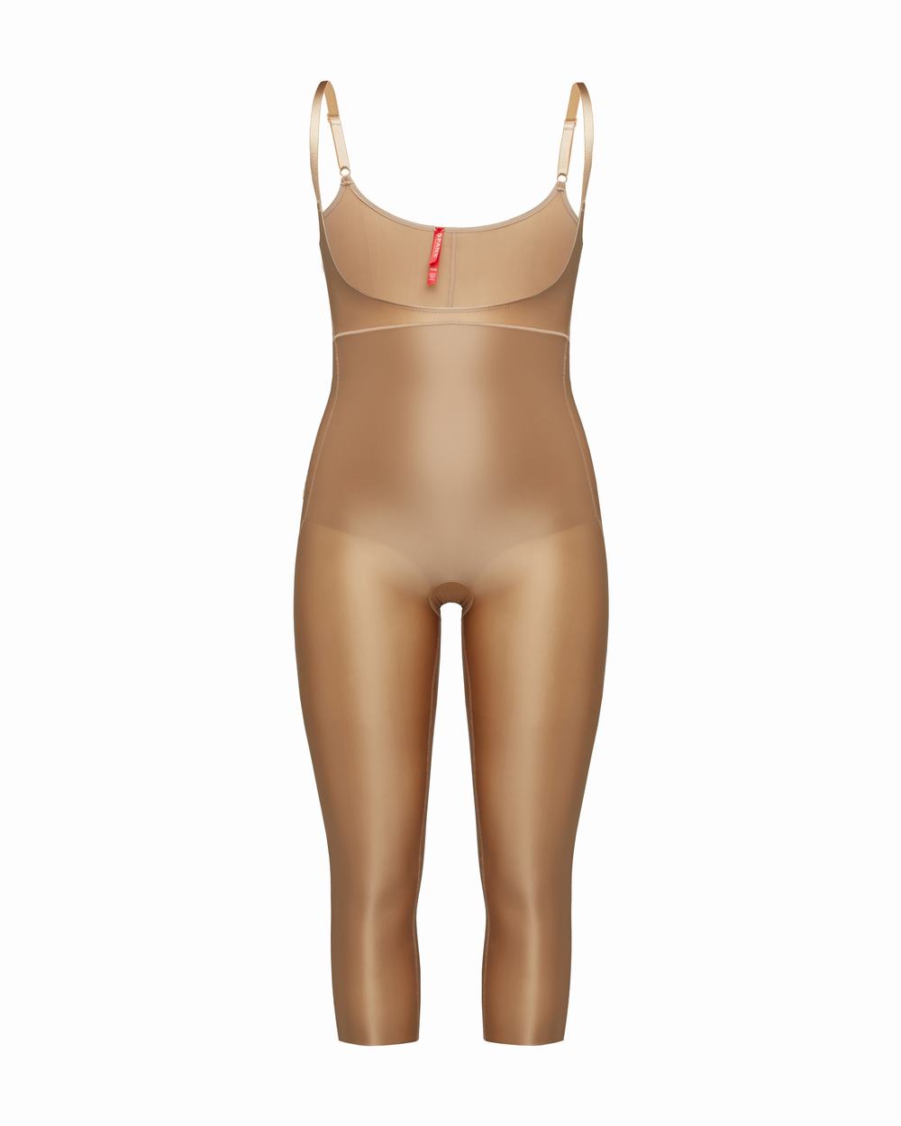 Catsuit Spanx Suit Your Fancy Open-Bust Mujer Beige | UX6974521
