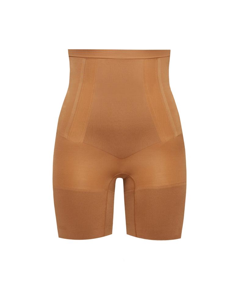 Short Spanx OnCore High-Waisted Mid-Thigh Mujer Beige | VR6928175