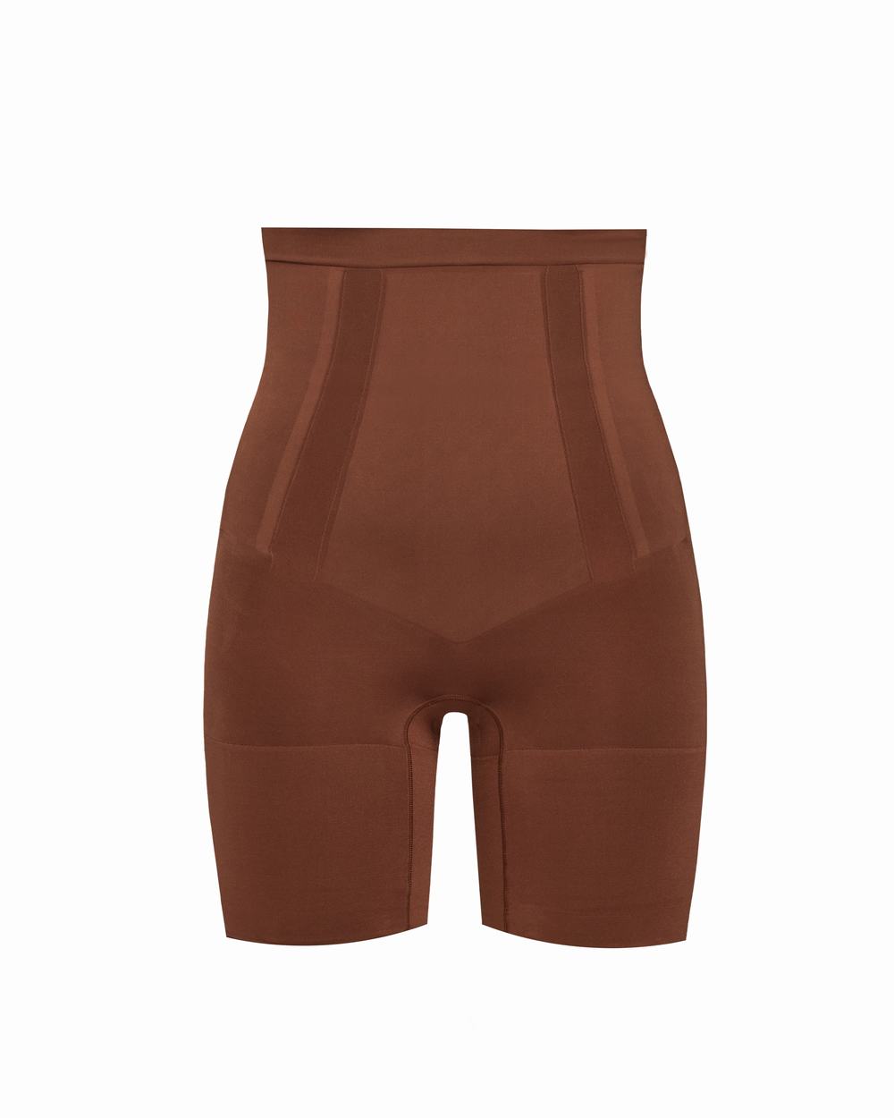 Short Spanx OnCore High-Waisted Mid-Thigh Mujer Marrones | LS1743956