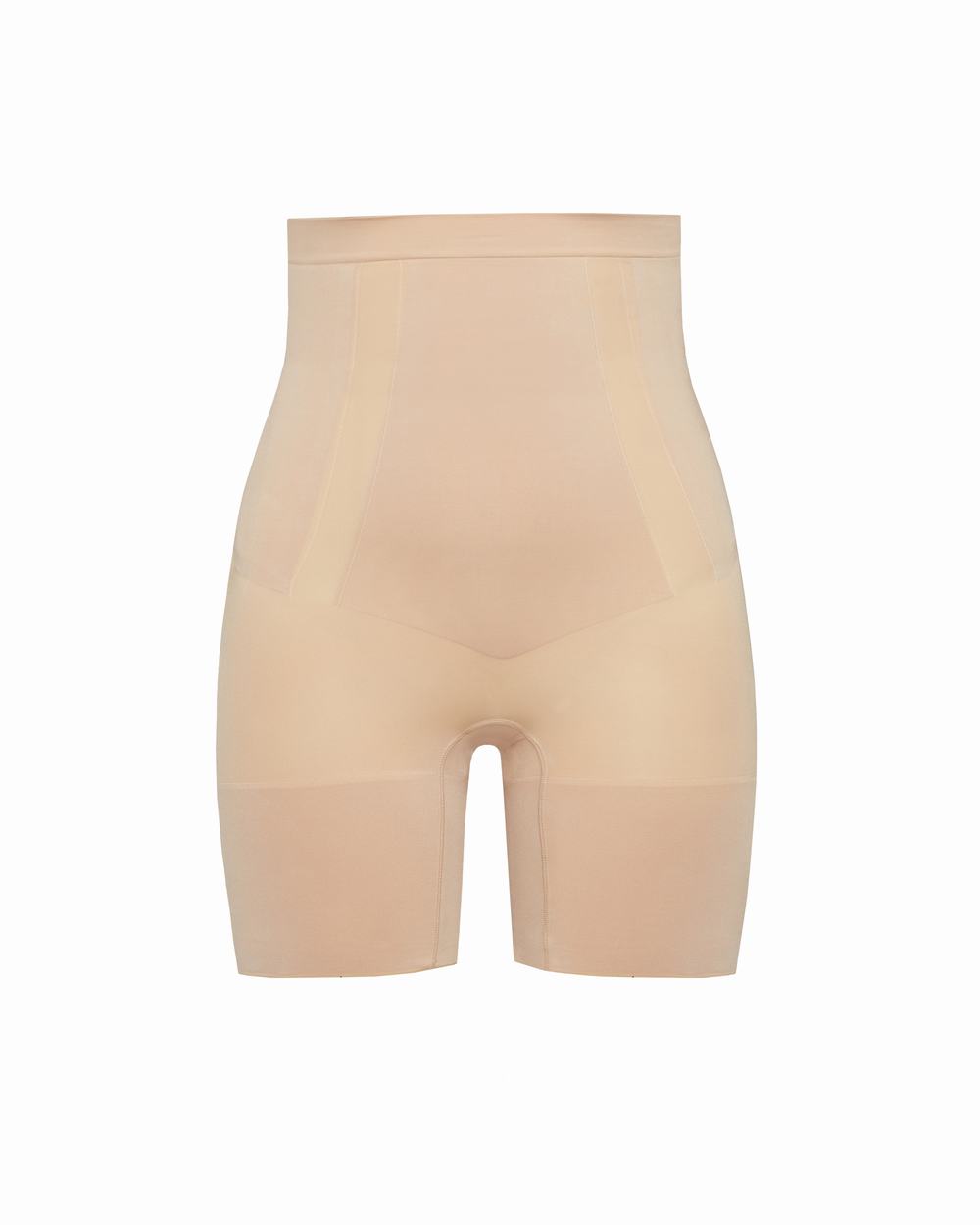 Short Spanx OnCore High-Waisted Mid-Thigh Mujer Beige | PX0123456