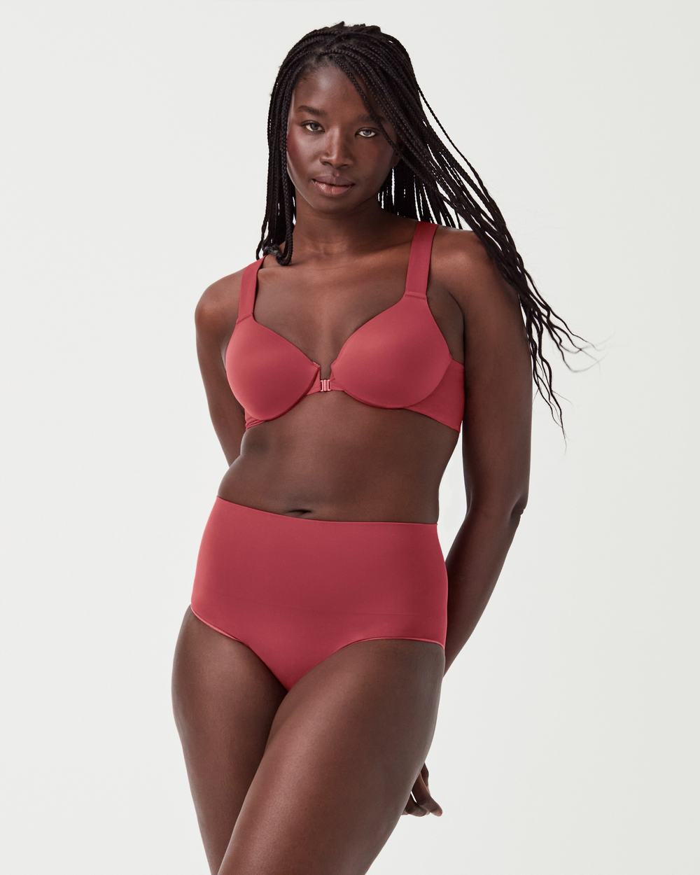 Bragas Spanx EcoCare Seamless Shaping Mujer Rosas | DX7945680
