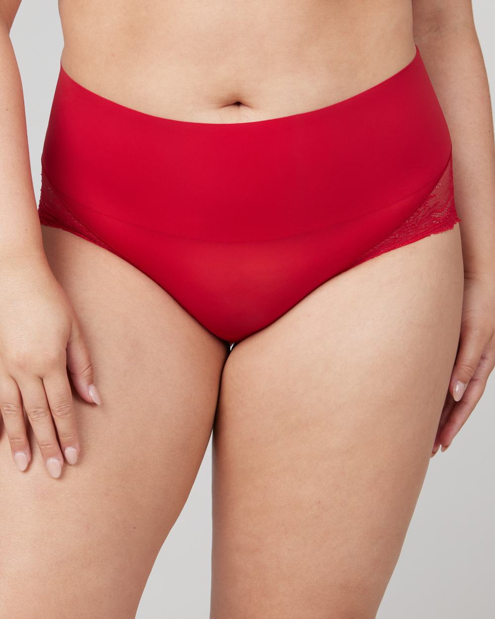 Bragas Spanx Undie-tectable® Encaje Hi-Hipster Mujer Rojas | IM2761359