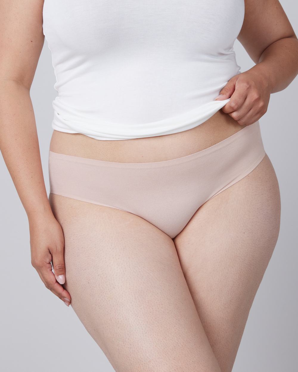 Bikini Spanx Ahhh-llelujah® Pima Algodon ‘Fit to You’ Mujer Beige | LZ4326718