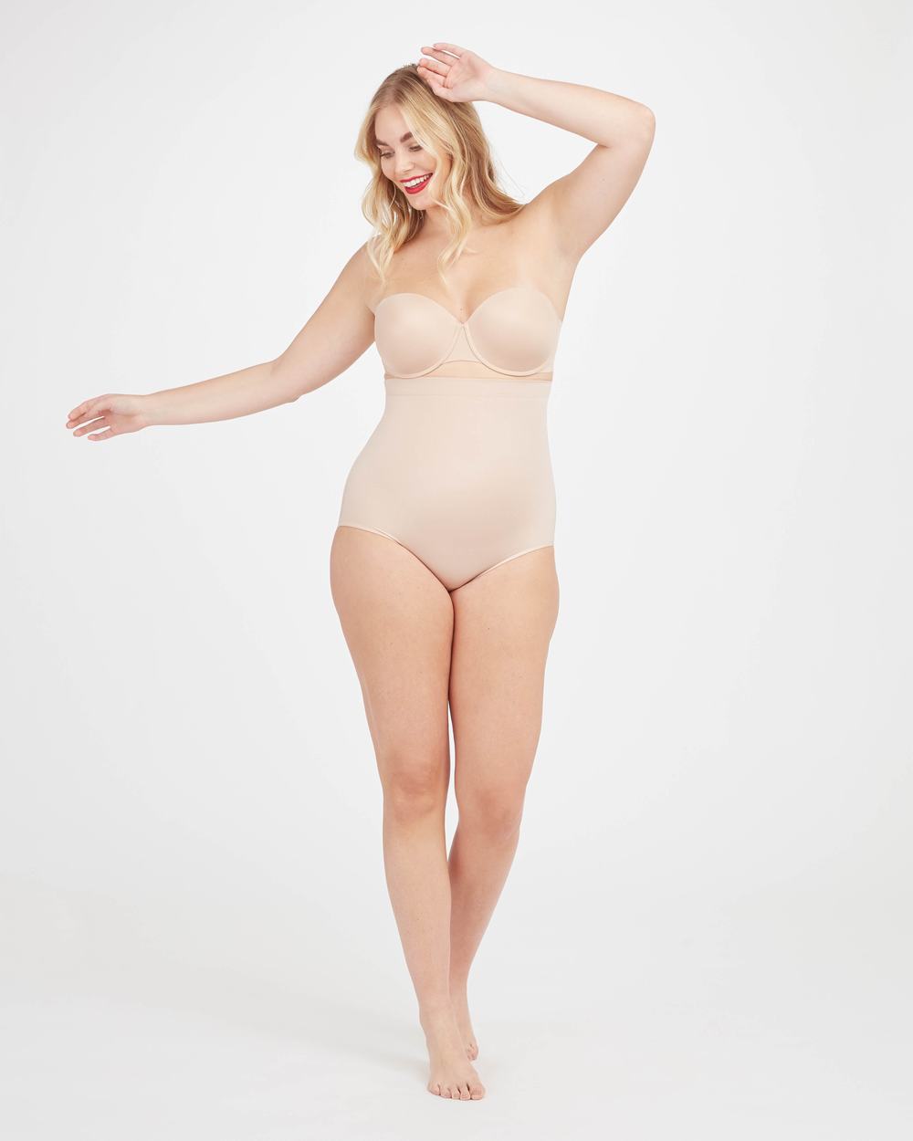 Bragas Spanx Suit Your Fancy High-Waisted Mujer Beige | GF6057123