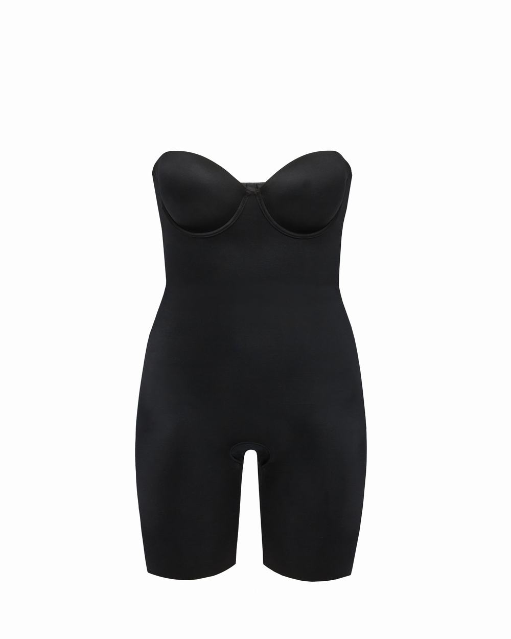 Body Spanx Suit Your Fancy Strapless Cupped Mid-Thigh Mujer Negras | JQ7610853