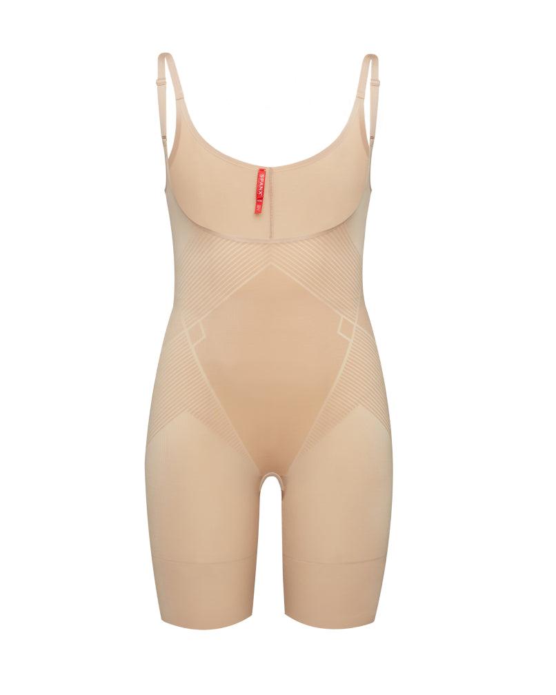 Body Spanx Thinstincts® 2.0 Open-Bust Mid-Thigh Mujer Beige | VA2059164