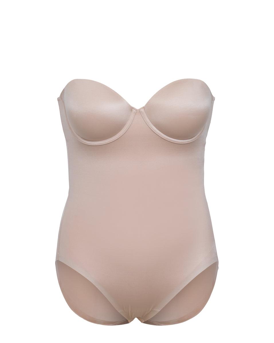 Body Spanx Suit Your Fancy Strapless Cupped Panty Mujer Beige | XV7961324
