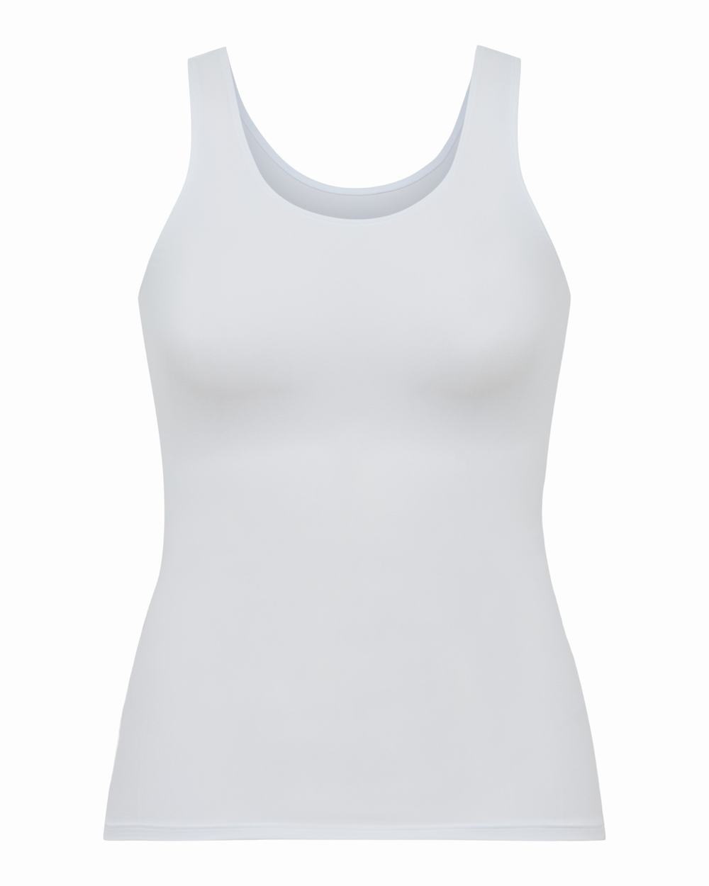 Camiseta sin Manga Spanx Socialight Mujer Blancas | RB5187639