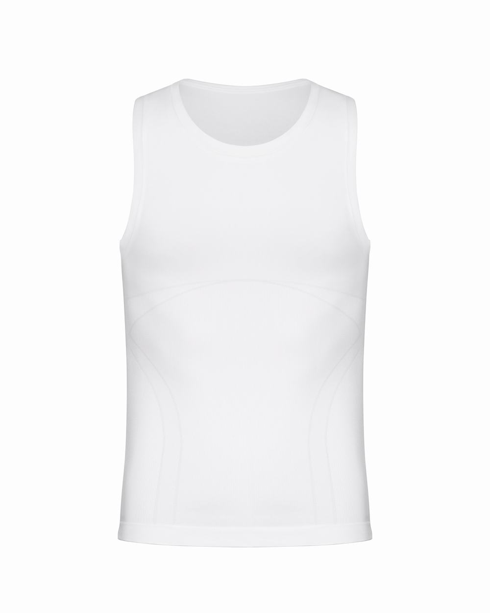 Camiseta sin Manga Spanx Ultra Sculpt Seamless Hombre Blancas | OR9518374