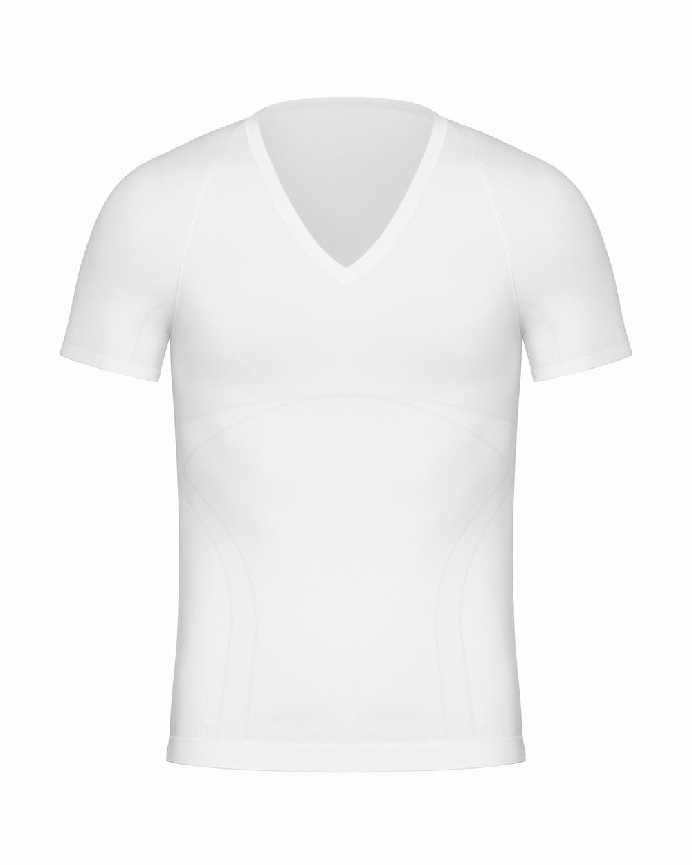 Camisetas interiores Spanx Ultra Sculpt Seamless V-Neck Hombre Blancas | ML9572836