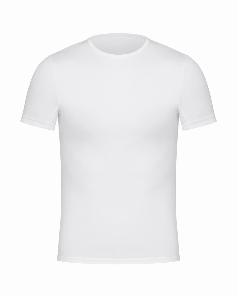 Camisetas interiores Spanx Sculpt Algodon Crew Neck Hombre Blancas | SW0654921