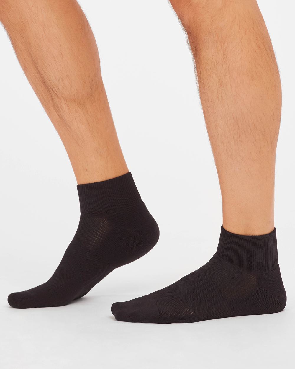 Calcetines Spanx Crew Hombre Negras | CV0275894